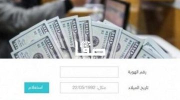 الاستعلام الحكومي المركزي .. رابط فحص المنحة القطرية 100 دولار شهر 9 2023