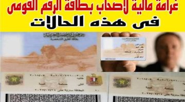 الداخلية المصرية توجه تحذير شديد اللهجة لأصحاب هذه البطاقات .. فيها حبس وغرامة فورية!!؟