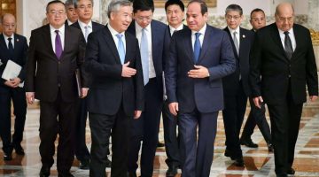 الرئيس السيسي يستقبل وفداً صينياً رفيع المستوى